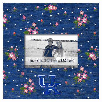 Kentucky Wildcats Floral 10x10 Frame