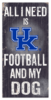 Kentucky Wildcats Football and My Dog Sign