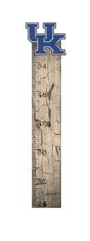 Kentucky Wildcats Growth Chart Sign 6x36