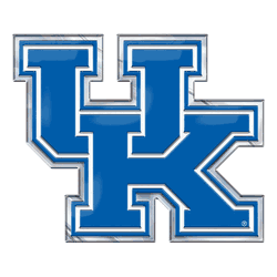 Kentucky Wildcats Heavy Duty Aluminum Embossed Color Emblem