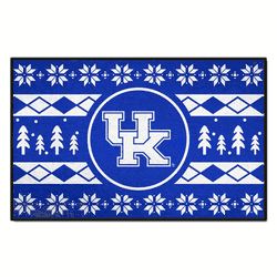 Kentucky Wildcats Holiday Sweater Starter Mat Accent Rug - 19in. x 30in.