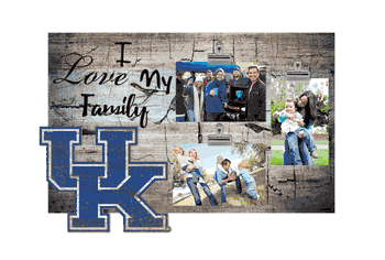 Kentucky Wildcats I Love my Family Clip Frame