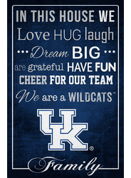 Kentucky Wildcats In This House 17x26