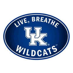 Kentucky Wildcats Live-Breath Auto Decal