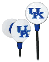 Kentucky Wildcats Logo Earbuds
