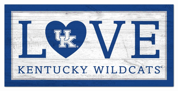 Kentucky Wildcats Love 6x12 Sign