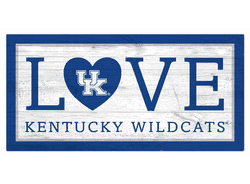 Kentucky Wildcats Love 6x12 Sign