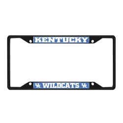 Kentucky Wildcats Metal License Plate Frame Black Finish