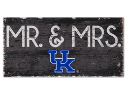 Kentucky Wildcats Mr & Mrs Sign