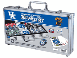 Kentucky Wildcats NCAA 300pc Poker Set