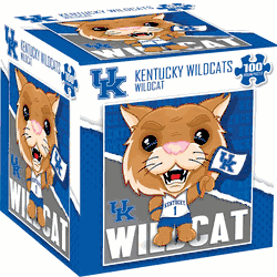 Kentucky Wildcats NCAA Mascot 100 Piece Square Puzzle