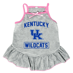 Kentucky Wildcats Pet Dress Grey Type Large