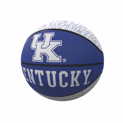 Kentucky Wildcats Repeating Logo Mini-Size Rubber Basketball