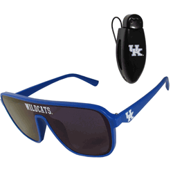Kentucky Wildcats Shield Sunglasses with Visor Clip