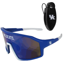 Kentucky Wildcats Shield Sunglasses with Visor Clip