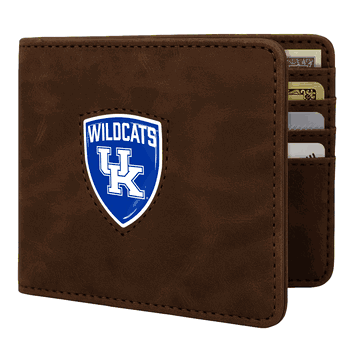 Kentucky Wildcats Shield Wallet - Brown