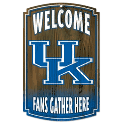 Kentucky Wildcats Sign 11x17 Wood