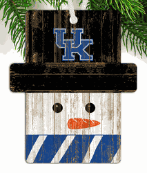 Kentucky Wildcats Snowman Ornament
