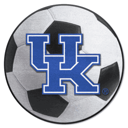 Kentucky Wildcats Soccer Ball Rug - 27in. Diameter, UK Logo