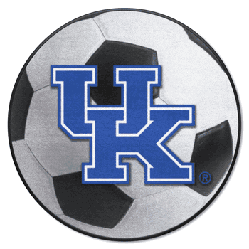 Kentucky Wildcats Soccer Ball Rug - 27in. Diameter, UK Logo