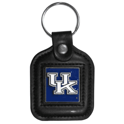 Kentucky Wildcats Square Leatherette Key Chain