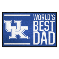 Kentucky Wildcats Starter Mat Accent Rug - 19in. x 30in. World's Best Dad Starter Mat