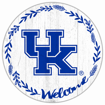 Kentucky Wildcats Welcome 12in Circle