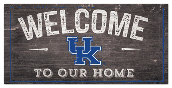 Kentucky Wildcats Welcome Distressed 6 x 12