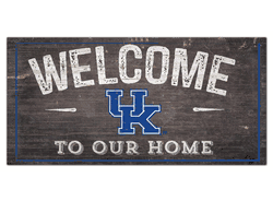 Kentucky Wildcats Welcome Distressed 6 x 12