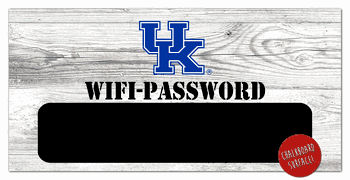 Kentucky Wildcats Wifi Password 6x12 Sign