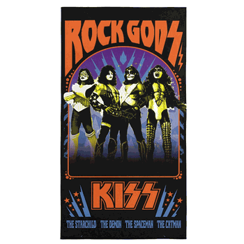 KISS Gods of Rock Beach Towel 30x60 inches