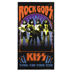 KISS Gods of Rock Beach Towel 30x60 inches