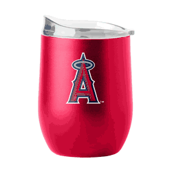 LA Angels 16oz Flipside Powder Coat Curved Beverage