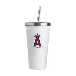 LA Angels 20oz Logo Stainless Straw Tumbler