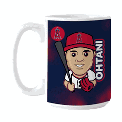 LA Angels Shohei Ohtani Caricature 15oz Sublimated Mug