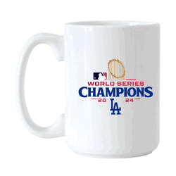 LA Dodgers 2024 World Series Champs 15oz Roster Sublimated Mug