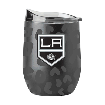 LA Kings Leopard 16oz Black Powdercoat Curved Beverage