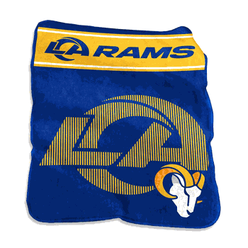 LA Rams 60x80 Raschel Throw