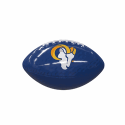 LA Rams Carbon Fiber Mini-Size Glossy Football