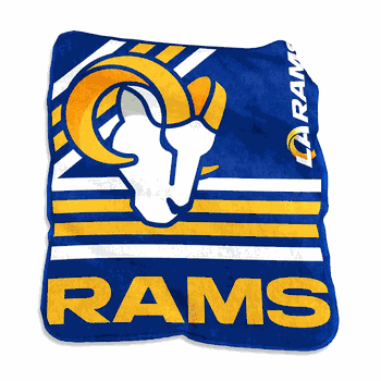 LA Rams Raschel Throw