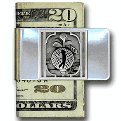 Large Money Clip - Golf Theme