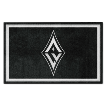 Las Vegas Aces 4ft. x 6ft. Plush Area Rug