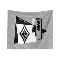 Las Vegas Aces WNBA Funky Fresh Printed Wall Hanging 34 x 40 inches