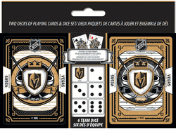 Las Vegas Golden Knights NHL 2-pack Playing Cards & Dice Set