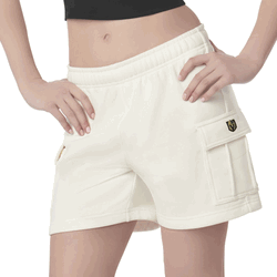 Las Vegas Golden Knights NHL Kadi Cargo Fleece Shorts Bone Small