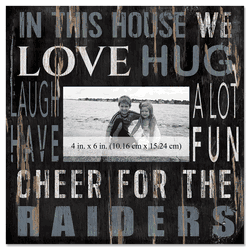 Las Vegas Raiders 10x10 In This House Frame