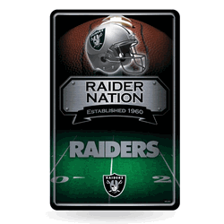 Las Vegas Raiders  11" x 17" Home Decor Sign