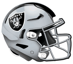 Las Vegas Raiders 12in Authentic Helmet Sign
