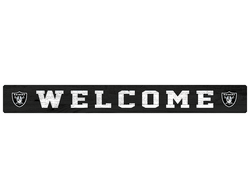 Las Vegas Raiders 16in. Welcome Strip