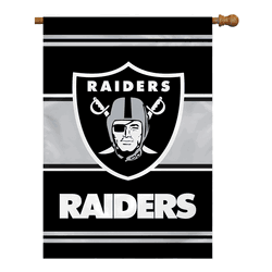 Las Vegas Raiders 2-Sided 28 X 40 House Banner